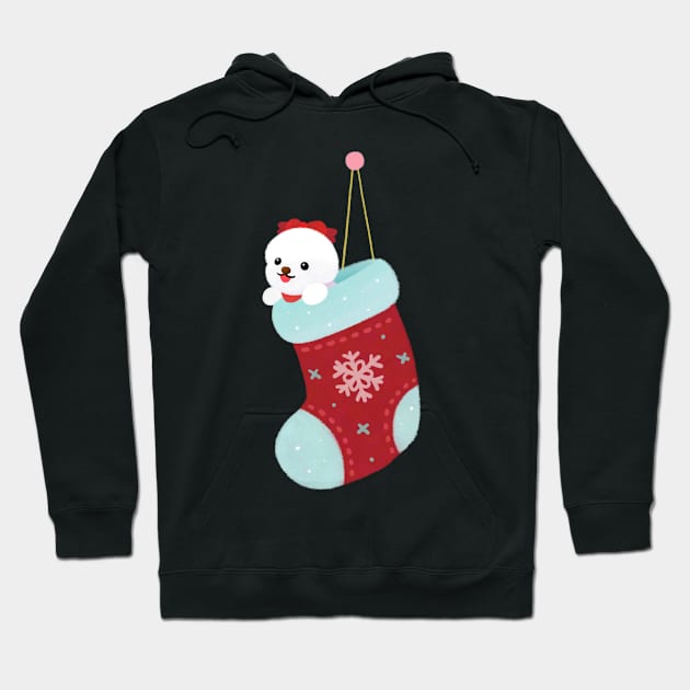 Christmas bichon Hoodie by pikaole